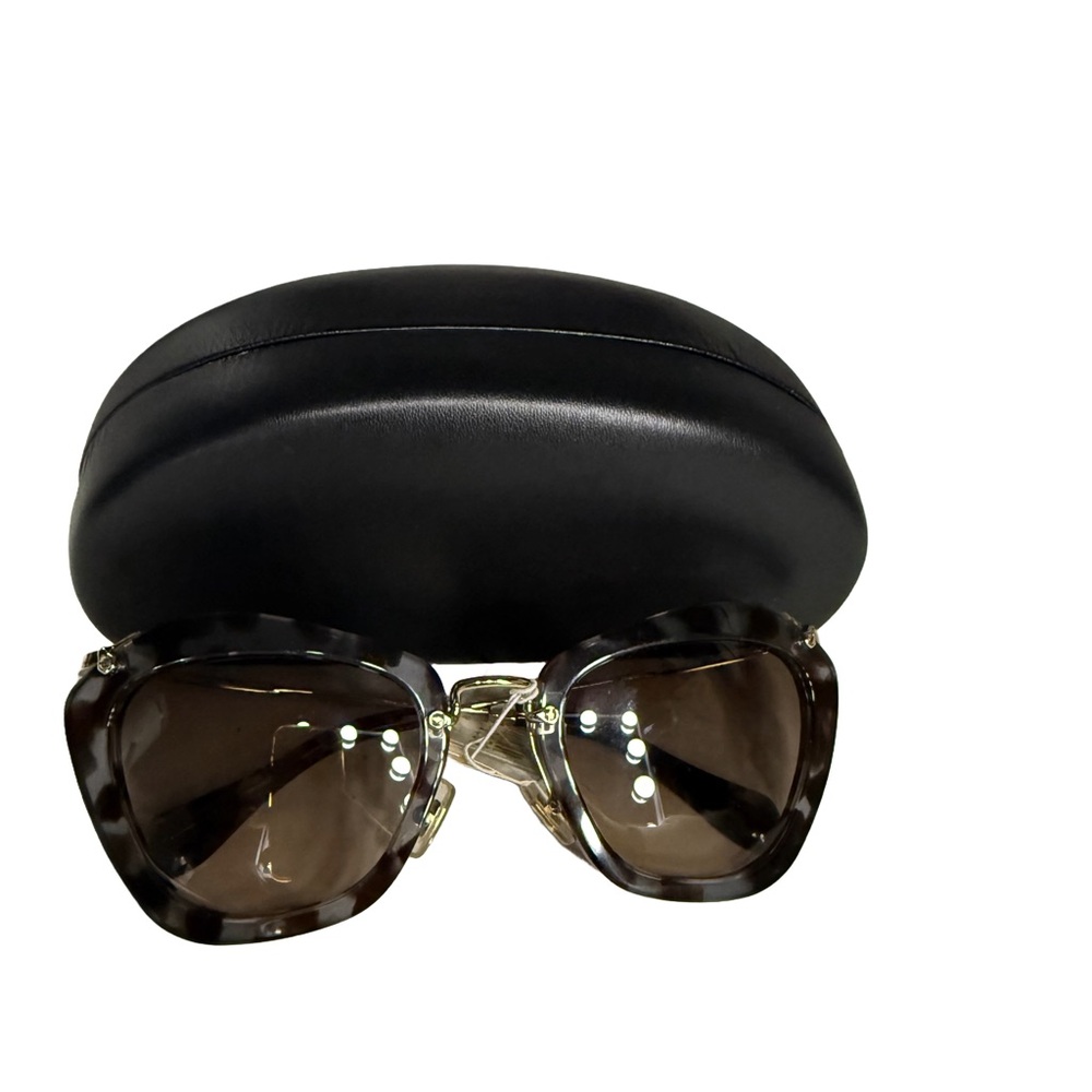 Miu Miu Brown and Black Contemporary Glasses